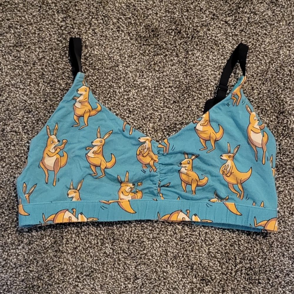MeUndies Kicking Kangaroos Bralette